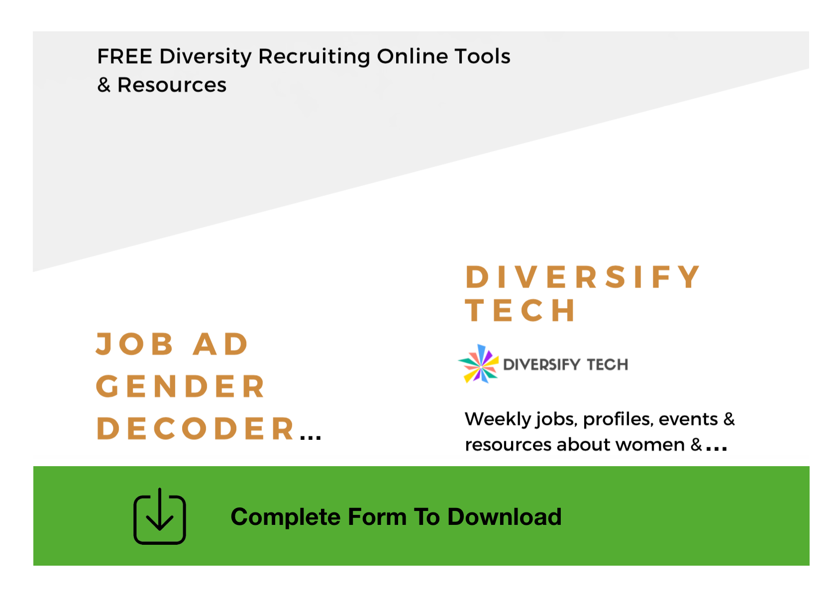 [INFOGRAPHIC]: FREE Diversity Recruiting Online Tools & Resources